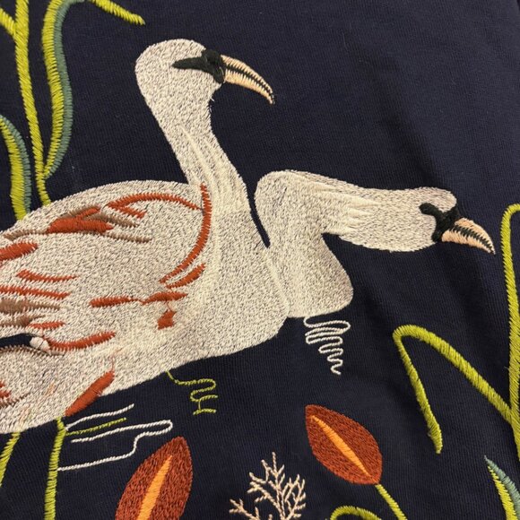 Anthropologie Maeve Swan Lake Sweater - Sz S - Picture 3 of 4